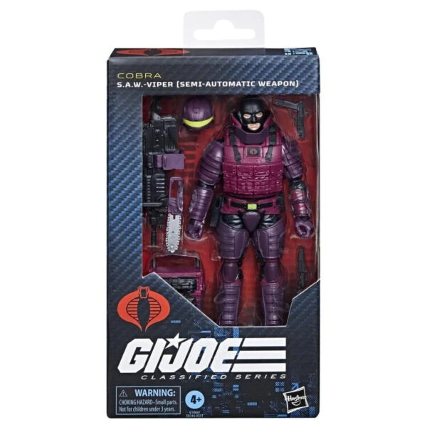G.I. Joe Classified Series #147 Cobra S.A.W.-Viper (Semi-Automatic Weapon) Actio