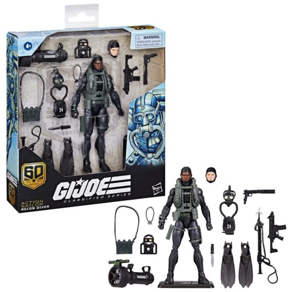 G.I. Joe Classified Series 60th Anniversary Action Sailor - Recon Diver - Image 5