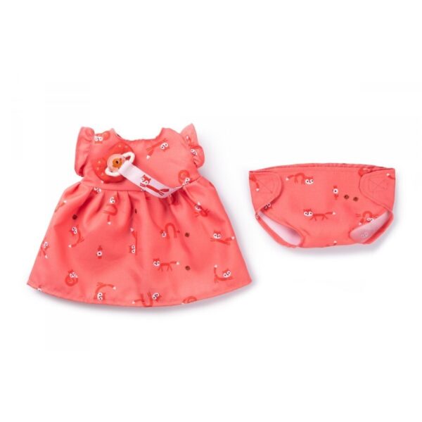 LILLIPUTIENS Rose Doll Soft Fabric Doll with Removable Clothes Magnetic Pacifier - Image 7