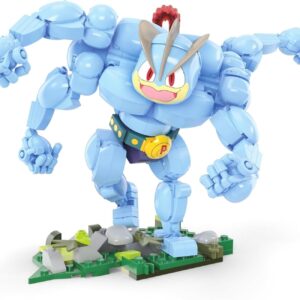 MEGA Pokémon Building Toys Set Machamp with 401 Pieces, Articulated and Poseable
