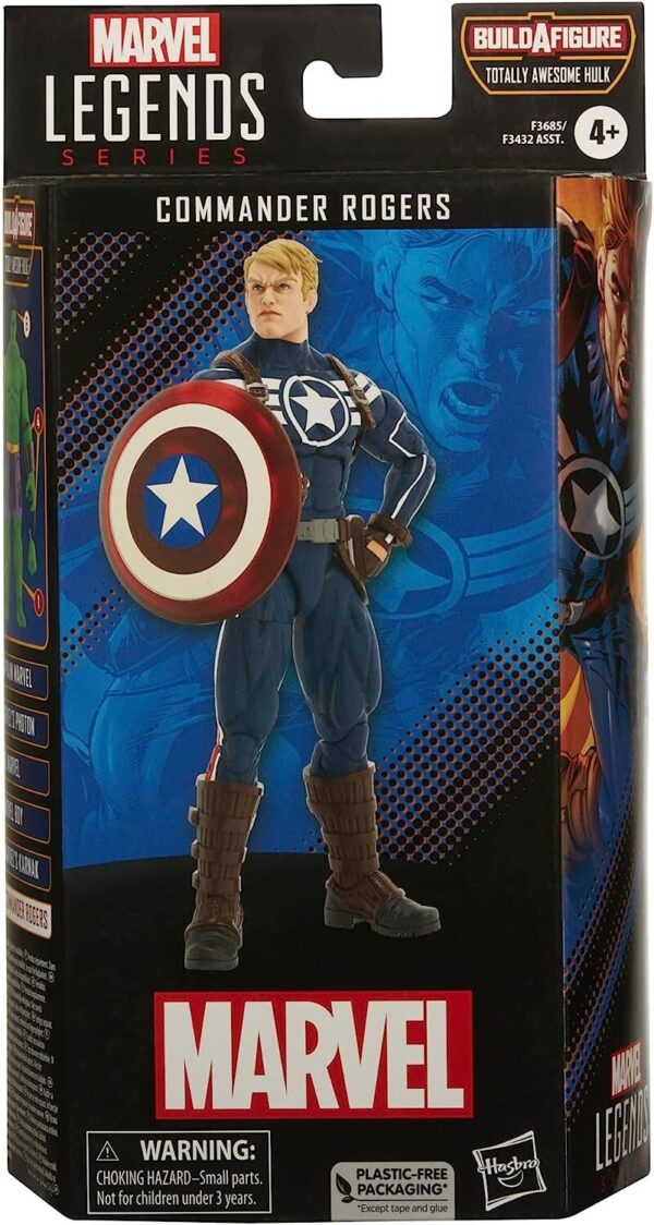 Marvel Legends Series Marvel Comics Commander Rogers 6-Inch Action Figures - Image 3