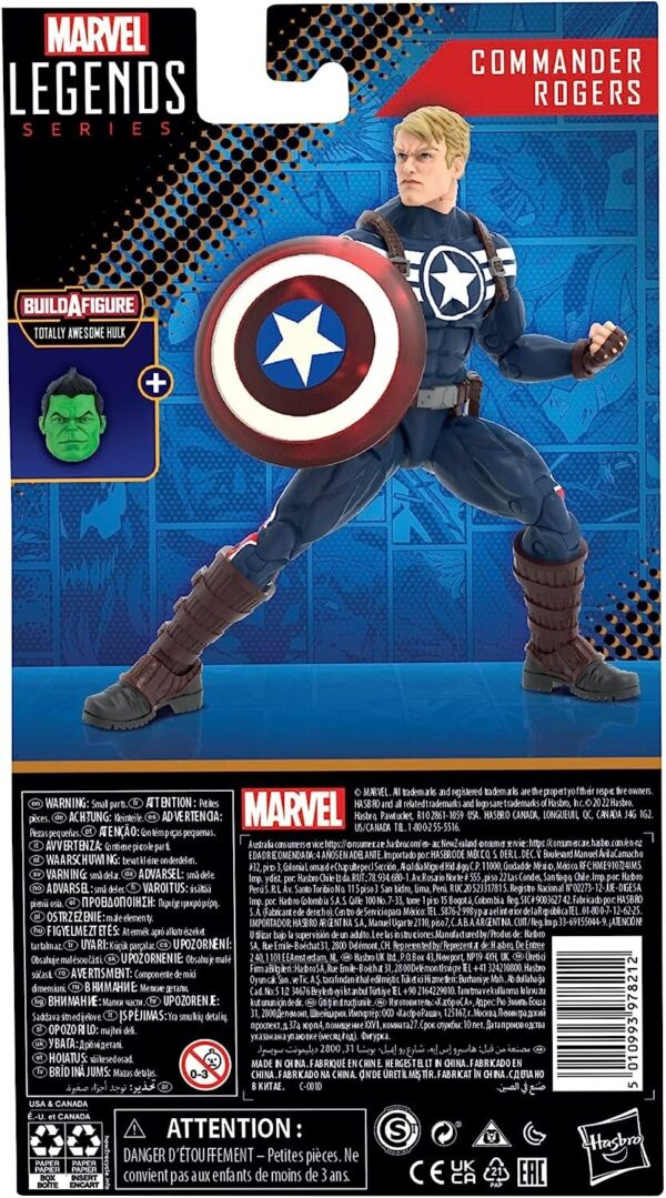 Marvel Legends Series Marvel Comics Commander Rogers 6-Inch Action Figures - Image 4