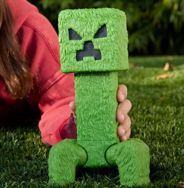 Mattel Minecraft Large-Scale Action Figure, 12-inch Posable Creeper Toy Collecti - Image 6