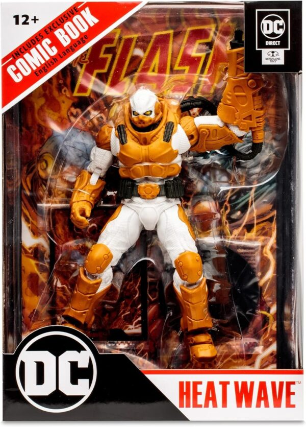 McFarlane Toys, DC Comic 7-inch Heatwave Action Figure with 22 Moving Parts - Image 11