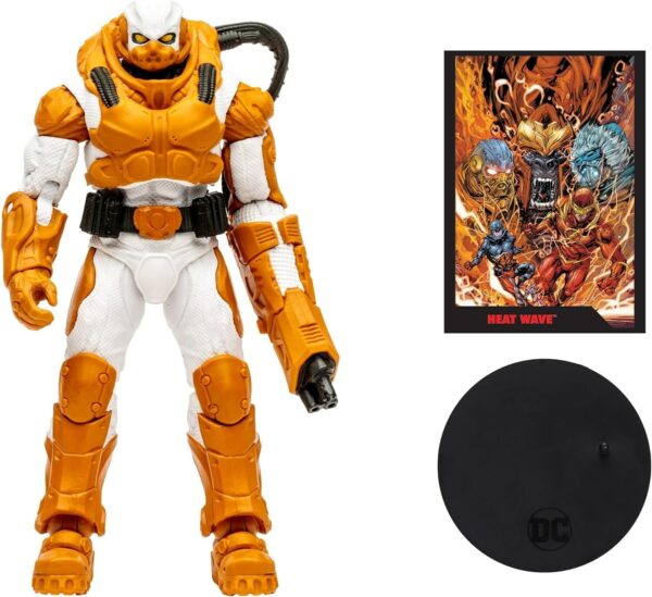 McFarlane Toys, DC Comic 7-inch Heatwave Action Figure with 22 Moving Parts - Image 10