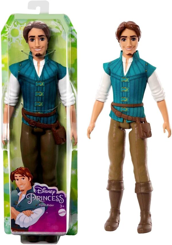 OFFICIAL ​Disney Princess Toys, Posable Flynn Rider Fashion Doll
