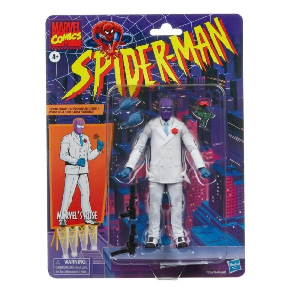 Spider-Man Retro Marvel Legends Rose 6-Inch Action Figure - Image 3