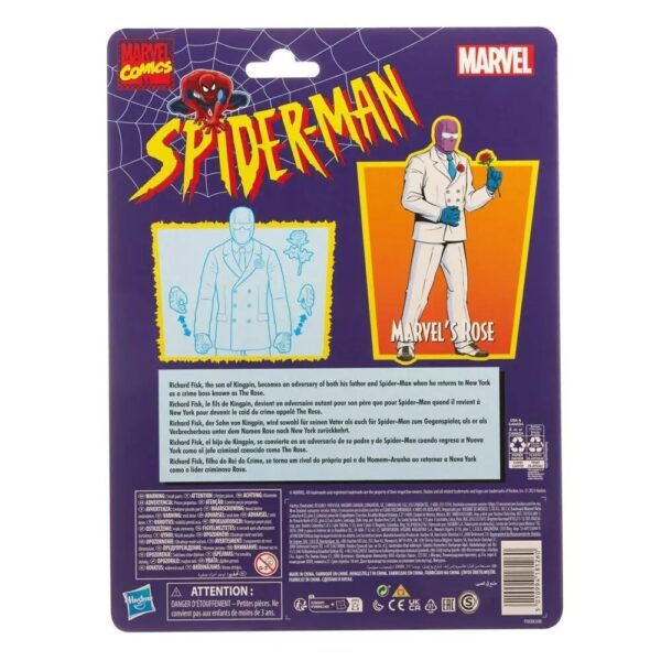 Spider-Man Retro Marvel Legends Rose 6-Inch Action Figure - Image 4