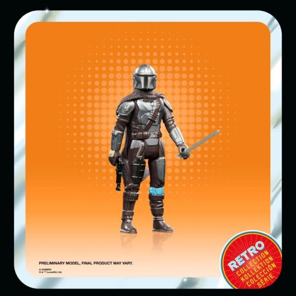 Star Wars Retro Collection The Mandalorian Action Figures (3.75”) F8563
