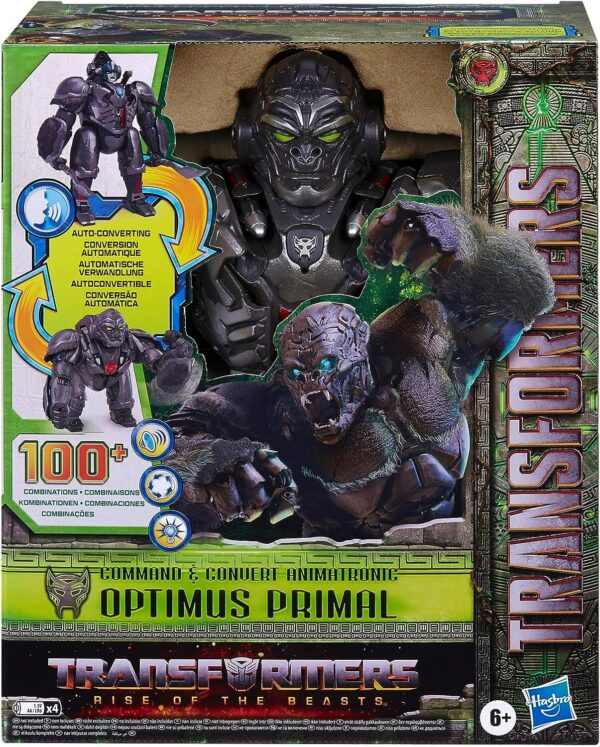 TRANSFORMERS Rise of the Beasts Command & Convert Animatronic Optimus Primal 31 - Image 3