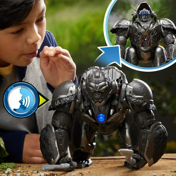 TRANSFORMERS Rise of the Beasts Command & Convert Animatronic Optimus Primal 31 - Image 4