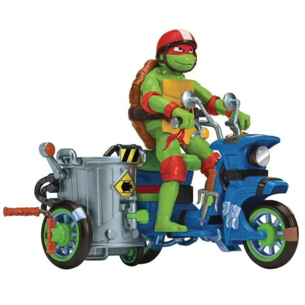 Teenage Mutant Ninja Turtles: Mutant Mayhem Raphael Battle Cycle Set - Image 3