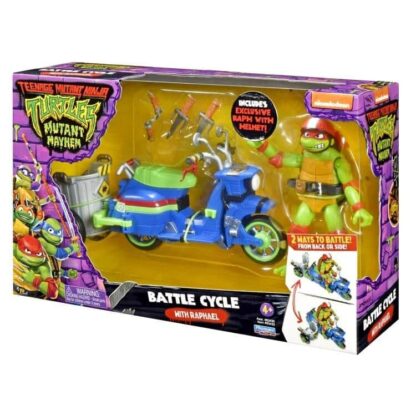 Teenage Mutant Ninja Turtles: Mutant Mayhem Raphael Battle Cycle Set - Image 8