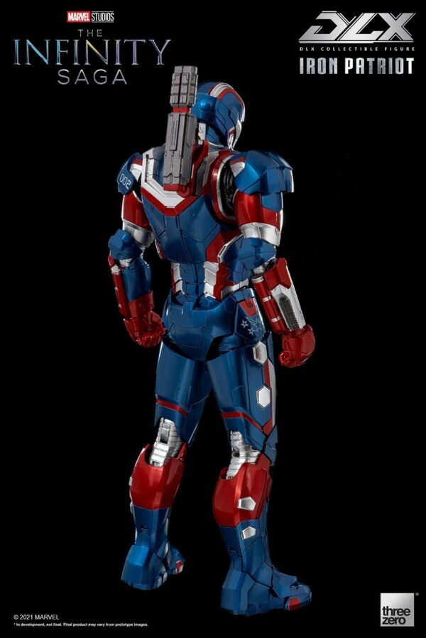ThreeZero - Marvel Infinity Saga Iron Patriot Deluxe 1/12 Scale Action Figure - Image 5
