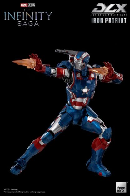 ThreeZero - Marvel Infinity Saga Iron Patriot Deluxe 1/12 Scale Action Figure - Image 9