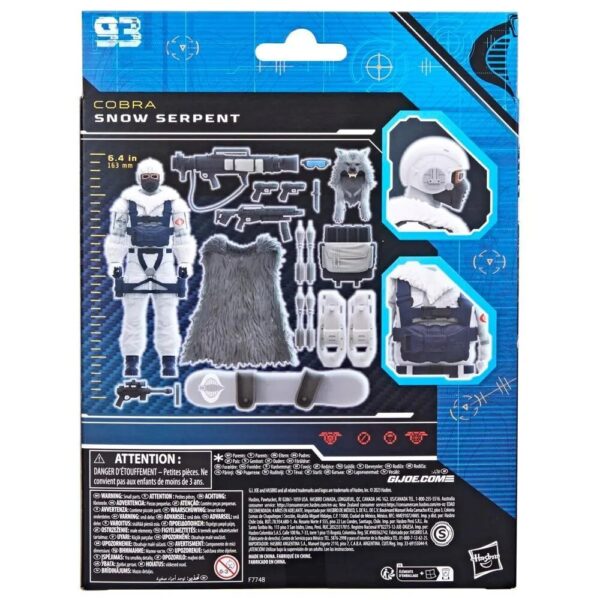 G.I. Joe Classified Series Snow Serpent, Deluxe Collectible G.I. Joe Action Fig - Image 4