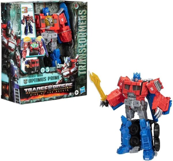 Hasbro Transformers: Rise of the Beasts Beast-Mode Optimus Prime Figure NEW - Image 5