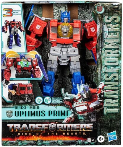 Hasbro Transformers: Rise of the Beasts Beast-Mode Optimus Prime Figure NEW - Image 6