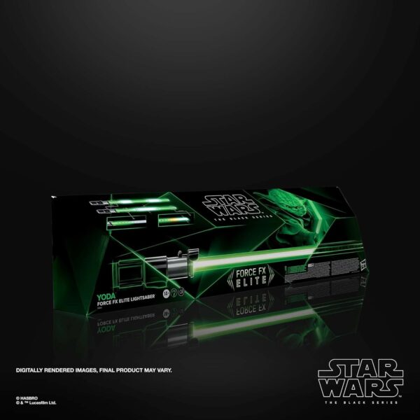 Star Wars The Black Series Yoda Premium Force FX Elite Lightsaber - Image 11