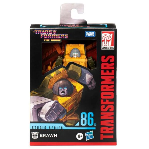 Transformers Studio Series Deluxe: The Movie 86-22 Brawn Converting Action Figr - Image 3