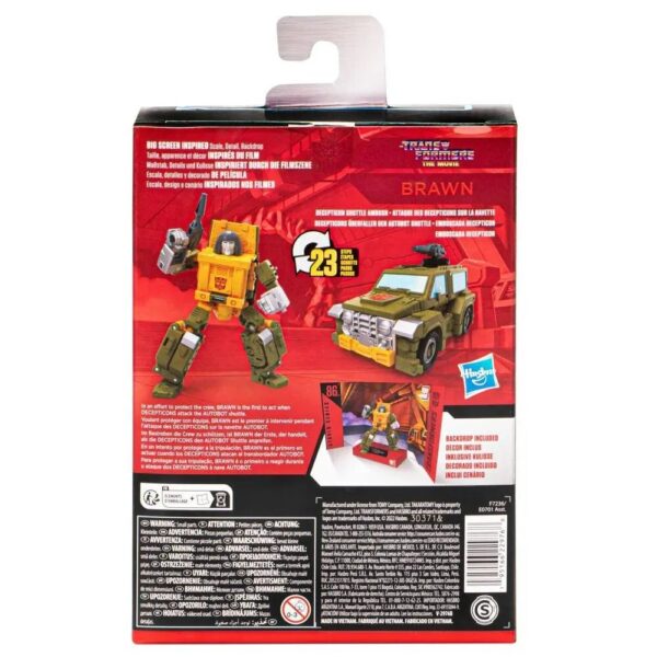 Transformers Studio Series Deluxe: The Movie 86-22 Brawn Converting Action Figr - Image 4