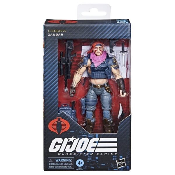 G.I. Joe Classified Series #146 Cobra Dreadnok Zandar Action Figure - Image 3