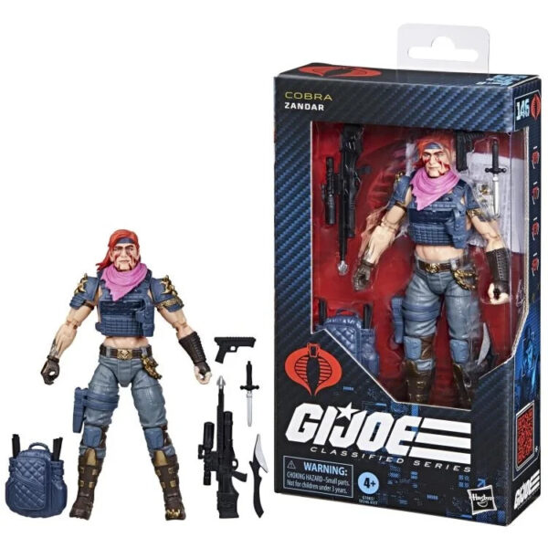 G.I. Joe Classified Series #146 Cobra Dreadnok Zandar Action Figure