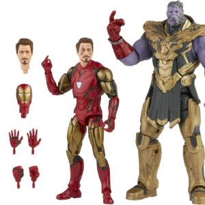 Hasbro Marvel Legends Series 6-inch Act Fig Toy 2-Pck Iron Man Mark 85 Vs Thanos