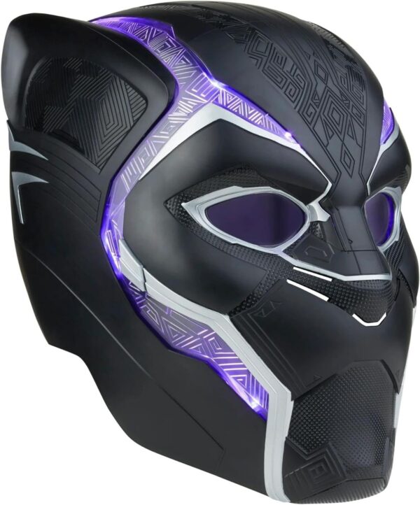 Marvel Legends Series Black Panther Premium Electronic Role Play Helmet - Image 3