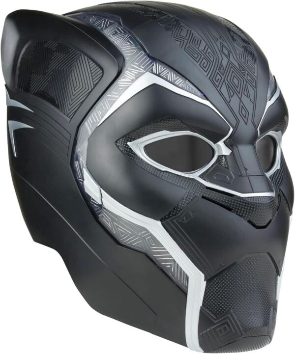 Marvel Legends Series Black Panther Premium Electronic Role Play Helmet - Image 5