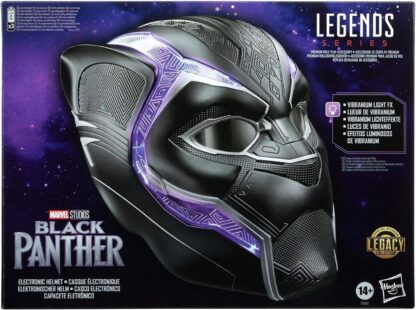 Marvel Legends Series Black Panther Premium Electronic Role Play Helmet - Image 10