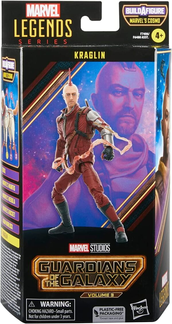 Marvel Legends Series Kraglin, Guardians of the Galaxy Vol. 3 Action Fig - Image 3