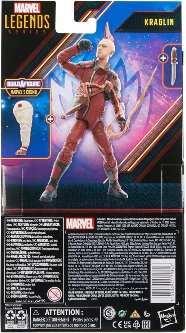 Marvel Legends Series Kraglin, Guardians of the Galaxy Vol. 3 Action Fig - Image 4