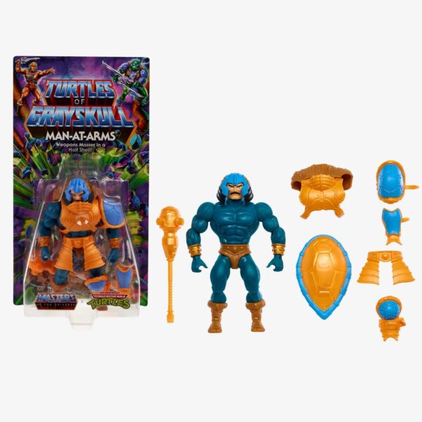 Masters of the Universe Origins Turtles of Grayskull Man-At-Arms Action Figure - Image 3