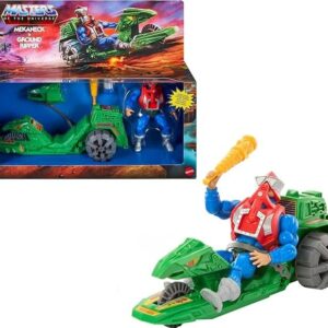 Masters of the Universe Origins Vehicle & Action Figure Ground Ripper & Mekaneck