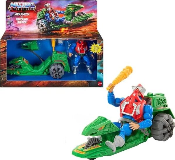 Masters of the Universe Origins Vehicle & Action Figure Ground Ripper & Mekaneck