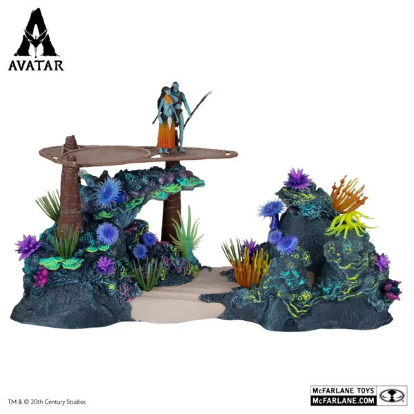 McFarlane Toys, Disney Avatar, World of Pandora Metkayina Reef with Tonowari and - Image 6
