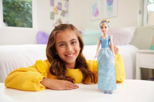Official Disney Princess Doll 2023,Cinderella Fashion Doll (Sparkling clothes) - Image 3