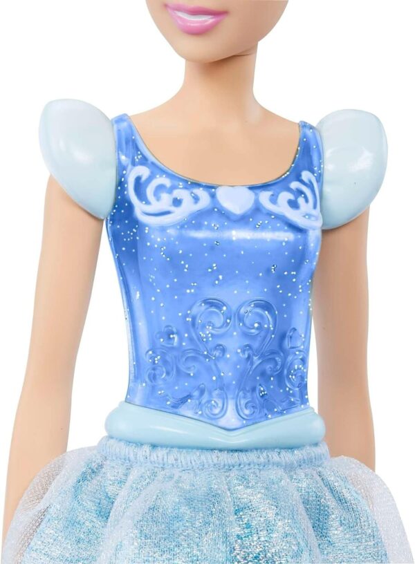 Official Disney Princess Doll 2023,Cinderella Fashion Doll (Sparkling clothes) - Image 5