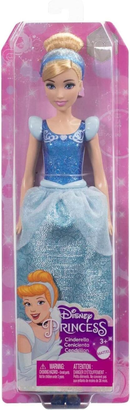 Official Disney Princess Doll 2023,Cinderella Fashion Doll (Sparkling clothes) - Image 7