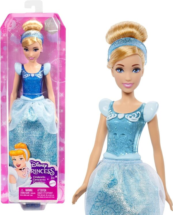 Official Disney Princess Doll 2023,Cinderella Fashion Doll (Sparkling clothes)